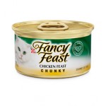 Fancy Feast Chunky Chicken ชนิดเปียก สำหรับแมวโต สูตรก้อนชิ้นเนื้อไก่ปรุงรส 85 กรัม