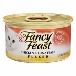 Fancy Feast ชนิดเปียกสำหรับแมวโต สูตรเนื้อไก่และปลาทูน่า 85 กรัม