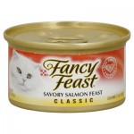 Fancy Feast Classic Salmon Feast ชนิดเปียก สำหรับแมวโต สูตรคลาสสิค เนื้อปลาแซลมอน 85 กรัม