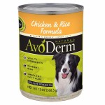 อโวเดิร์ม AvoDerm ชนิดเปียก รสไก่และข้าว เหมาะสำหรับสุนัขโตทุกสายพันธุ์ อายุ 1 ปี ขึ้นไป 368.5 กรัม