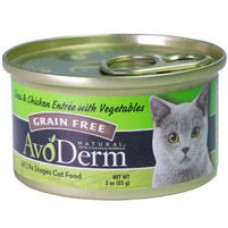 อโวเดอร์ม AvoDerm ชนิดเปียก สูตรทูน่า&เนื้อไก่และผักในน้ำเกรวี่ 85 กรัม