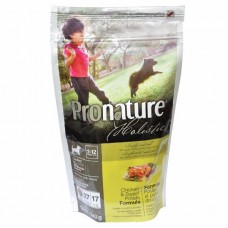 Pronature Holistic Chicken and sweet potato Puppy ชนิดเม็ด สำหรับลูกสุนัข สูตรเนื้อไก่และมันฝรั่งหวาน 340 กรัม