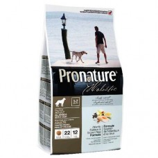 Pronature Holistic Adult Salmon & Brown Rice ชนิดเม็ด สำหรับสุนัขโต สูตรเนื้อปลาแซลมอนและข้าวกล้อง 2.72 kg