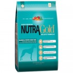 Nutra Gold Holistic Salmon and Potato for Adult dog ชนิดเม็ด เกรดโฮลิสติก สำหรับสุนัขโตที่แพ้ง่าย สูตรเนื้อปลาแซลมอนและมันฝรั่ง 3 kg