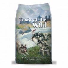 Taste of the Wild Pacific Stream Puppy Formula with Smoked Salmon ชนิดเม็ดสำหรับลูกสุนัข สูตรปลาแซลมอนรมควัน 13.61 kg