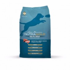 Nutra Gold Grain-Free Whitefish&Sweet Potato for Dogs ชนิดเม็ด สูตรปลาเนื้อขาวและมันหวาน สำหรับสุนัขทุกวัยทุกสายพันธุ์ 2.25 kg