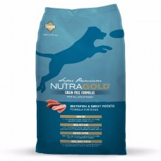 Nutra Gold Grain-Free Whitefish&Sweet Potato Formula for Dogs ชนิดเม็ดสำหรับสุนัข สูตรปลาเนื้อขาวและมันหวาน 13.6 kg