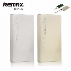 REMAX Power Bank 6000 mAh RPP-30 สีเงิน