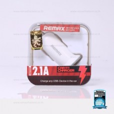 REMAX Car Charger 2.1A (RCC201,2USB MINI,White)