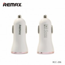REMAX Car Charger 2.4A RCC-206 (Rose Gold)