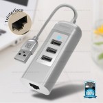 REMAX HUB RU-U4 3USB 2.0 (Silver)