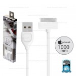 REMAX Cable iPhone4/4s RC-050 LESU (White)