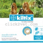 Kiltix ปลอกคอกำจัดเห็บและหมัด สำหรับสุนัขพันธุ์กลาง 48 cm.