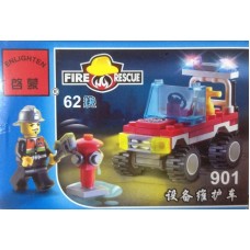 Enlighten 901 Fire Rescue 62PCS