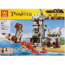 Wange 54041 Pirates Kraken Attackin 744PCS