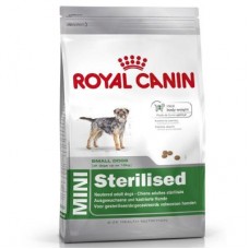 Royal Canin Mini Sterilised ชนิดเม็ด สำหรับสุนัขพันธุ์เล็กที่ทำหมัน อายุ 10 เดือนขึ้นไป 8 kg