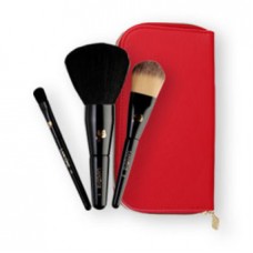 Lancome Red Bag Brush Set 3 Items