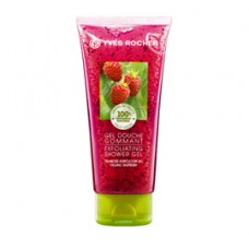 Yves Rocher Exfoliating Shower Gel Fraise Mara Des Bois Strawberry 200ml 