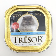 ทรีซอร์ แคท Tresor Cat Tuna รสทูน่า สำหรับแมวโตอายุตั้งแต่ 1 ปีขึ้นไป 100กรัม
