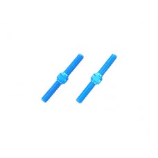 TA 42117 3x23mm Blue Titanium Turnbuckle Shaft (2 pcs.)