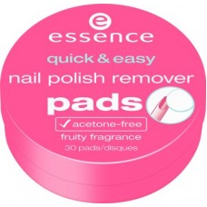 Essence quick & easy nail polish remover pads