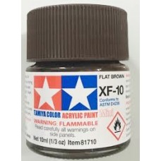 TA 81710 Acrylic Mini XF-10 Flat Brown