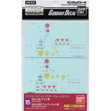 Gundam Decal (MG) for MS-09 Dom/MS-09R Rickdom