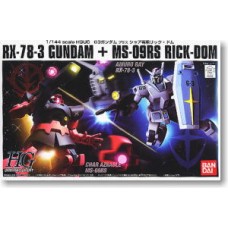 1/144 HGUC RX-78-3 Gundam + MS-09RS Rick Dom Char`s Custom Set 