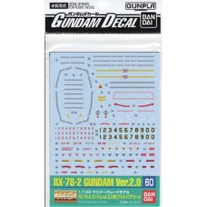 Gundam Decal for (MG) Gundam Ver.2.0 Real Type Color