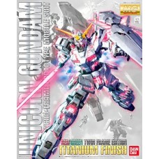1/100 MG Unicorn Gundam (Red / Green Twin Frame Edition) Titanium Finish
