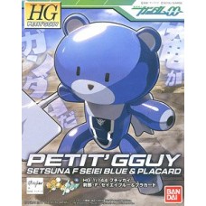 1/144 HGPG Petitgguy Setsuna F Seiei Blue & Placard