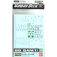 GUNDAM DECAL 117 RG 1/144 OO QAN[T]