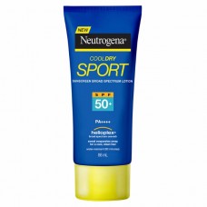 นูโทรจีนา Neutrogena คูลดราย สปอร์ต ซันสกรีน บรอด สเปคตรัม โลชั่น SPF50+PA++++ 88 มล.