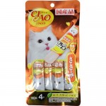 CIAO Stick Tuna ขนมครีมแมวเลีย รูปแบบแท่ง รสเนื้อสันในไก่ในเยลลี่ 15 กรัม x 4 ซอง