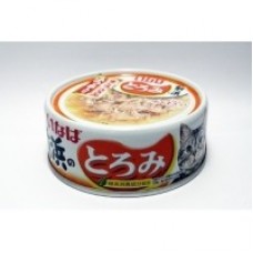 INABA ชนิดเปียก ปลาทูน่าเนื้อขาวผสมสันในไก่ในน้ำเกรวี่ 125 กรัม