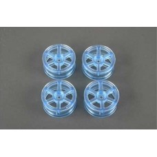 TA 49403 Medium-Narrow 6-Spoke Wheels (Clear Blue/+2)