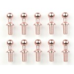 TA 40512 GB-01 Aluminum 4mm Ball Connectors (Pink)