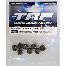 TA 42282 4mm Serrated Wheel Nut (Black/8 pcs.)