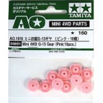 94691 Mini 4WD G-13 Gear Pink (10 pcs.)