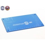 95108  Mini 4WD HG Aluminum Setting Board (Blue) 35th Anniversary & Japan Cup 2017