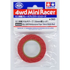 TA 95230 Mini 4WD Multipurpose Tape 10mm Red