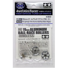 TA 95238 HG Lightweight 19mm Aluminum Ball-Race Rollers (Ringless)