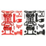 TA 95242 Super X Reinforced Chassis Set (Red/Black)