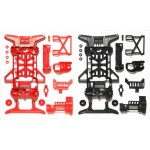 TA 95242 Super X Reinforced Chassis Set (Red/Black)