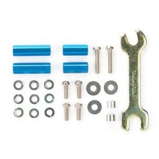 TA 95322 Aluminum Hex Mount Set (Blue 10,15mm)