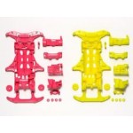 95356 VS Fluorescent-color Chassis Set (Pink/yellow)