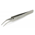 TA 74108 HG Angled Tweezers Round Tip