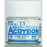 MR.ACRYSION COLOR N-11 FLAT WHITE