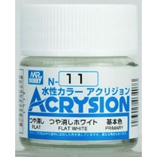 MR.ACRYSION COLOR N-11 FLAT WHITE