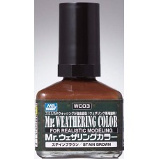 MR.HOBBY WC-03 WEATHERING STAIN BROWN